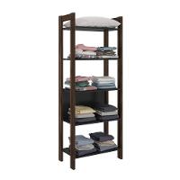 Estante Escritório Multiuso Multimóveis Cr25000 Preta/Nogal - 2