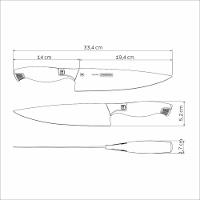 Faca Chef Tramontina Sublime Em Aço Inox 8 - 5
