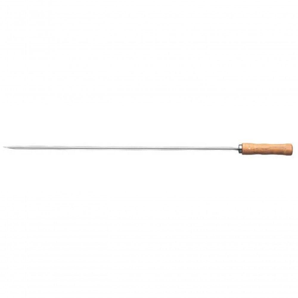 Espeto Para Churrasco Tramontina Lâmina Inox E Cabo Madeira 85cm - 1