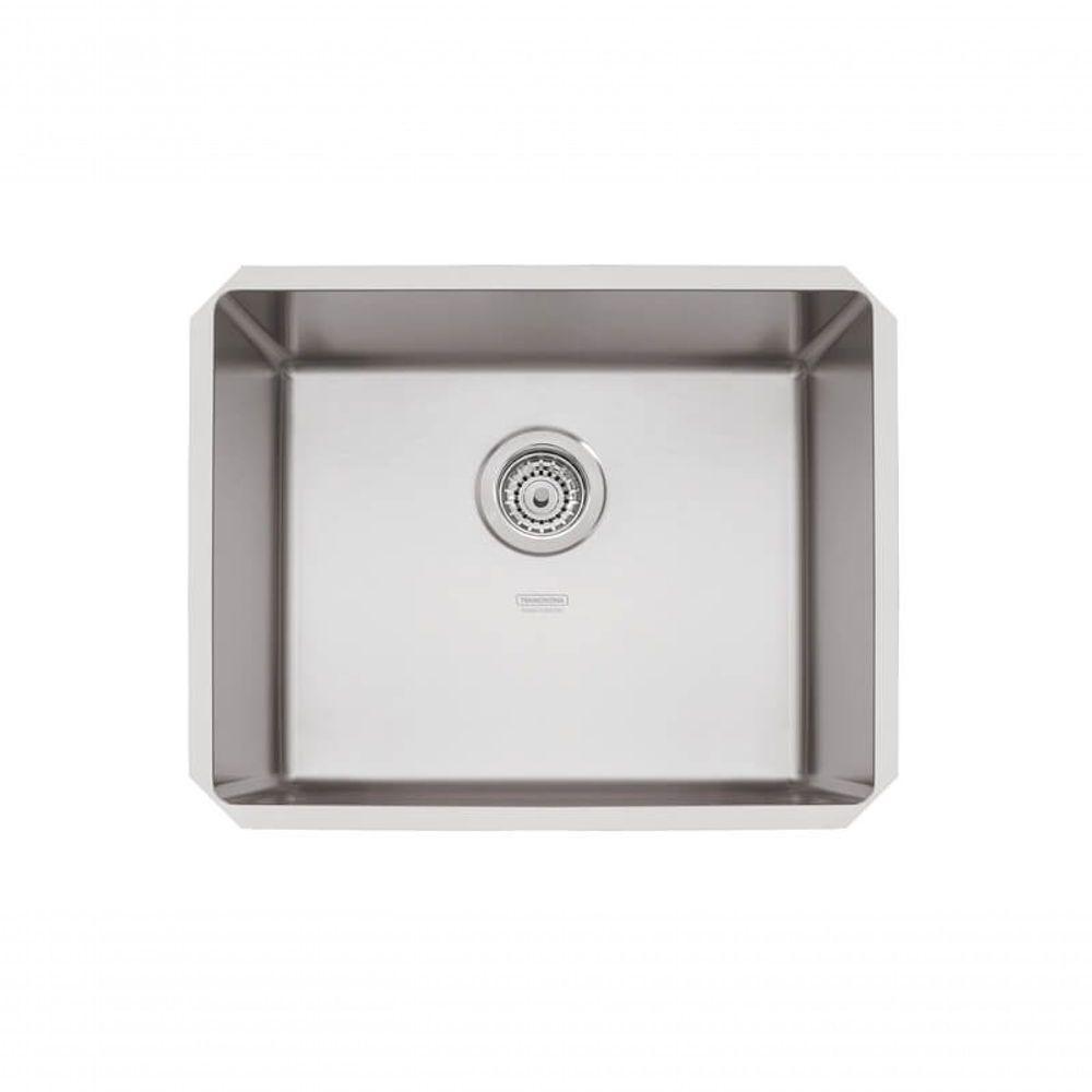 Cuba De Embutir Tramontina Design Collection Quadrum Undermount Aço Inox Acabamento Escovado 50 U 50x40 Cm - 1
