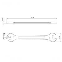 Chave Fixa Tramontina Basic 6x7mm Com Corpo Em Aço Especial Cromado - 2