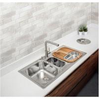 Monocomando Tramontina Monde Plus Em Aço Inox E Acabamento Scoth Brite Com Extensor