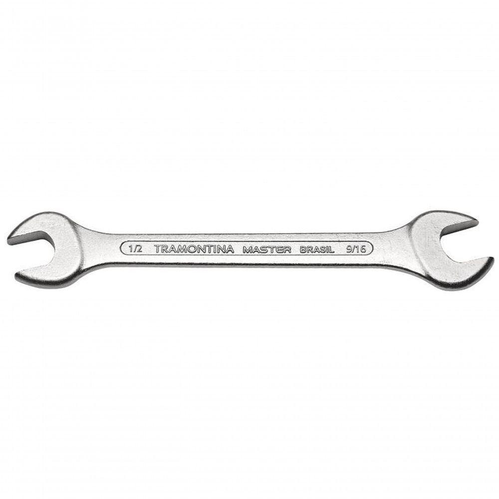 Chave Fixa Tramontina Master 1-2x9-16" Com Corpo Em Aço Especial Cromado - 1