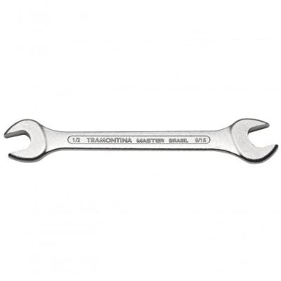 Chave Fixa Tramontina Master 1-2x9-16" Com Corpo Em Aço Especial Cromado