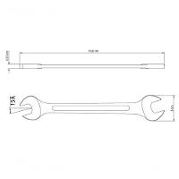 Chave Fixa Tramontina Master 1-2x9-16" Com Corpo Em Aço Especial Cromado - 2