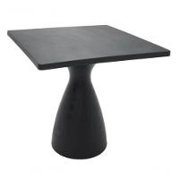 Mesa Quadrada Tramontina Flut Grafite Em Polietileno - 1