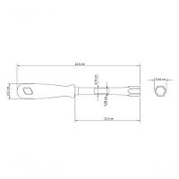 Chave Canhão Tramontina Master 6mm Com Haste Tubular - 2
