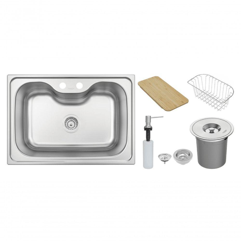 Cuba Tramontina Morgana 60 Fx Undermount Em Aço Inox Com Acessórios - 1