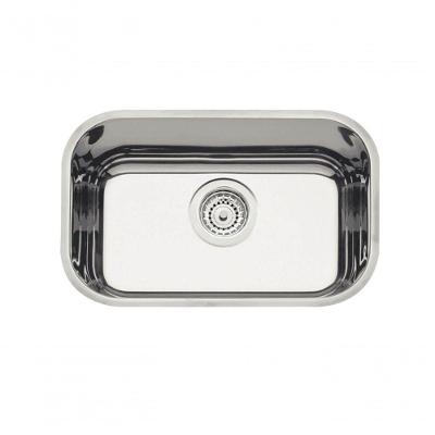 Cuba De Embutir Tramontina Lavínia 47 Bl Em Aço Inox Alto Brilho Sem Escape 47x30cm