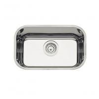 Cuba De Embutir Tramontina Lavínia 47 Bl Em Aço Inox Alto Brilho Sem Escape 47x30cm - 1