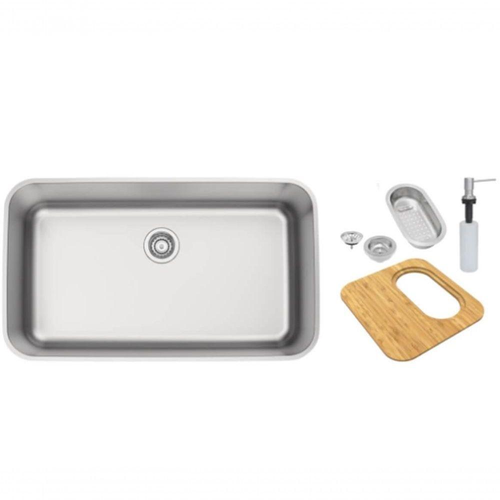 Cuba De Embutir Tramontina Dora 70 Bl R6 Em Inox Acabamento Escovado Com Válvula ø 4 1-2" E Acessórios - 1