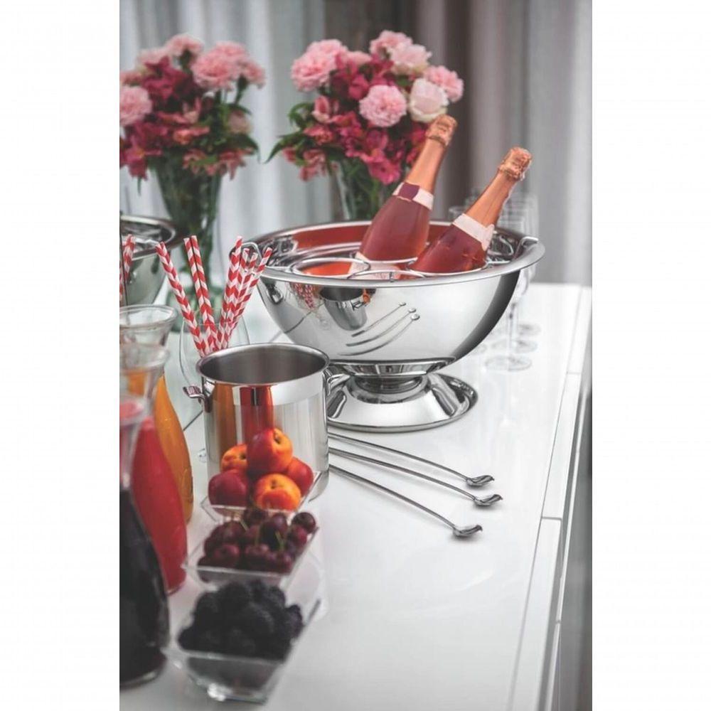 Balde Para Gelo Tramontina Cosmos Em Inox Com Acabamento Fosco Sem Tampa 14cm 2,3 Litros - 2