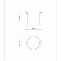 Balde Para Gelo Tramontina Cosmos Em Inox Com Acabamento Fosco Sem Tampa 14cm 2,3 Litros - 4