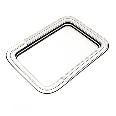 Bandeja Retangular Tramontina Ciclo 42x30cm Em Aço Inox