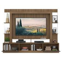 Estante Com Suporte Tv 65" E Espelho Oslo Multimóveis V3381 Madeirada/Tenerife Madeirado/Tenerife