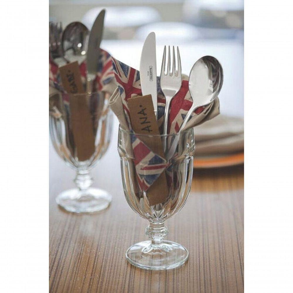 Garfo Para Sobremesa Tramontina Berlin Brilho Em Aço Inox - 2