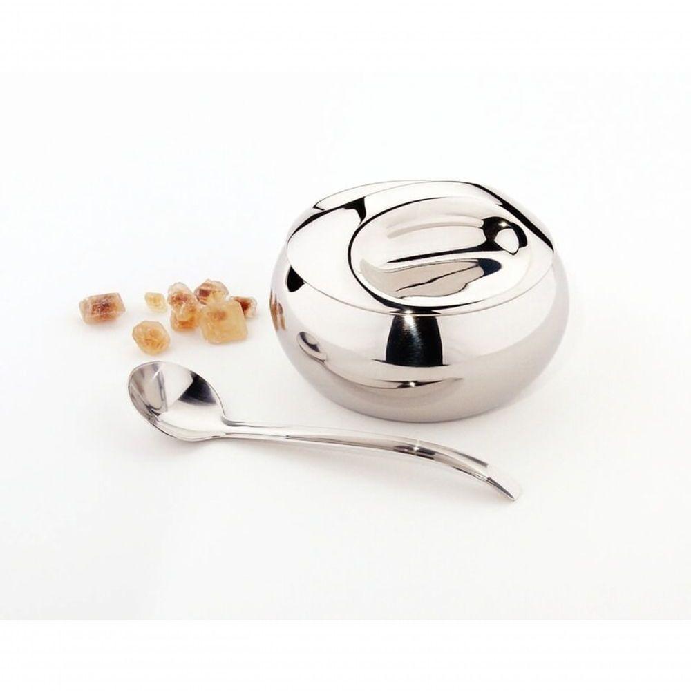 Açucareiro Tramontina Em Aço Inox Com Colher - 3