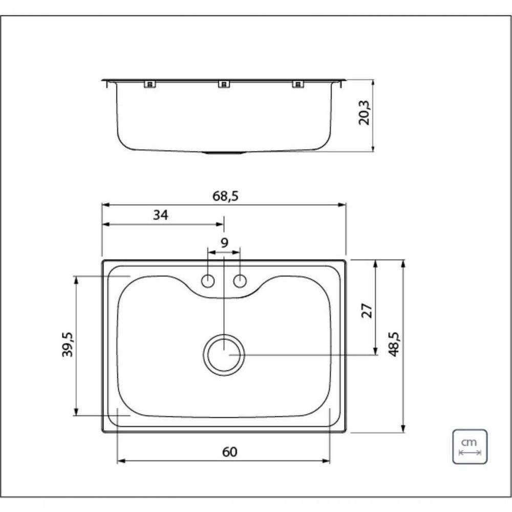Cuba Tramontina Undermount Morgana Em Inox Acabamento Escovado 69x49 Cm Com Acessórios - 4