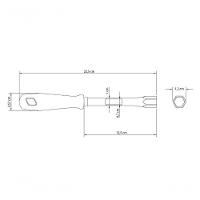Chave Canhão Tramontina Master 8mm Com Haste Tubular - 2