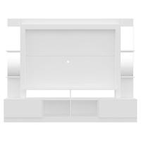 Estante Com Suporte Tv 65" Prateleiras C/ Espelho Oslo Multimóveis V3385 Branca Branco - 3
