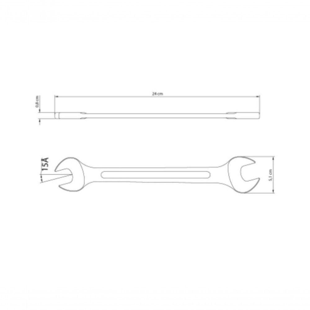 Chave Fixa Tramontina Master 21x23mm Corpo Em Aço Especial Cromado - 2