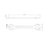 Chave Fixa Tramontina Master 21x23mm Corpo Em Aço Especial Cromado - 2