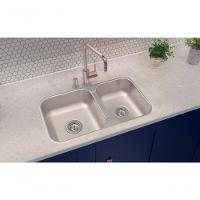 Cuba Dupla De Embutir-sobrepor Tramontina Isis 2c 34-28 Bs Em Inox Acabamento Escovado 69x40 Cm - 2