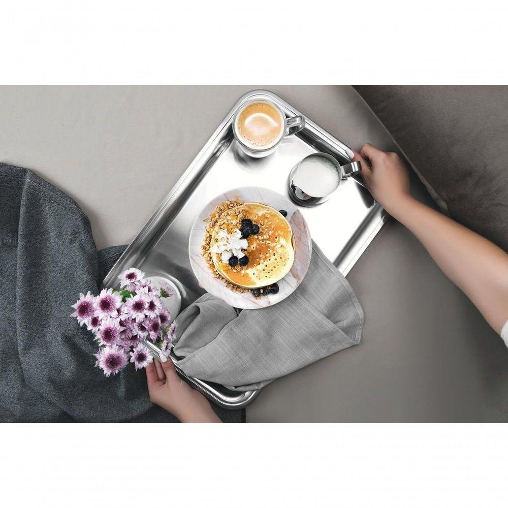 Bandeja Retangular Tramontina Buena Em Aço Inox 49x33cm - 2