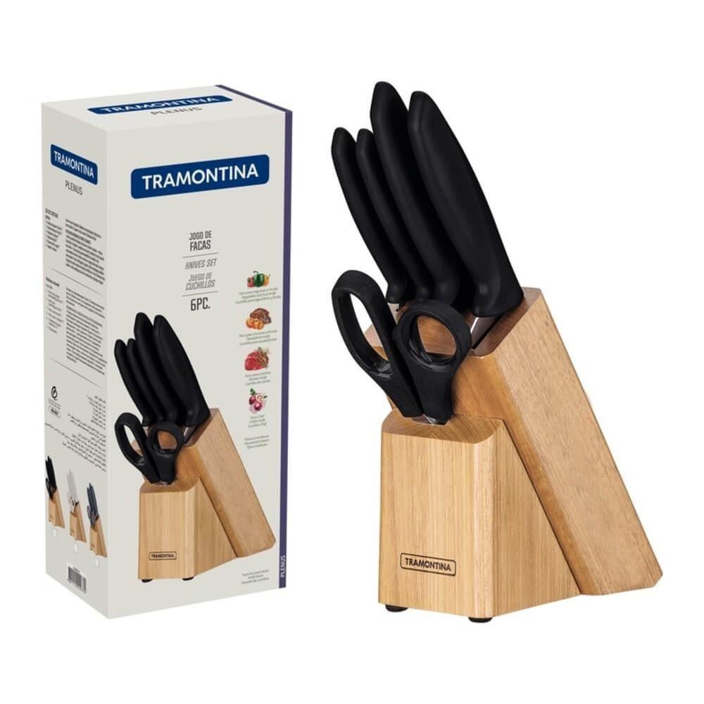 Jogo De Facas Com Suporte 6 Peças Tramontina Plenus - 2