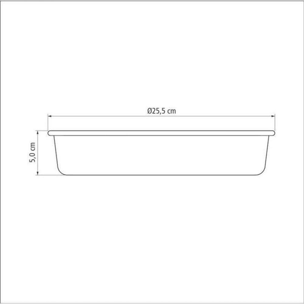 Assadeira Redonda Tramontina Starflon Max 24cm 2,1l Grafite - 3
