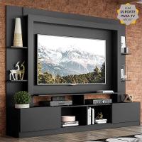 Estante Com Suporte Para Tv Até 65´´ Oslo Fg3386 Preta - 6