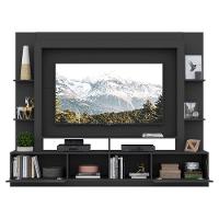 Estante Com Suporte Para Tv Até 65´´ Oslo Fg3386 Preta - 8
