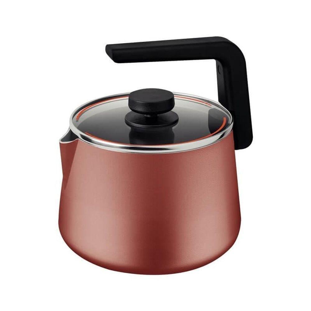 Chaleira Tramontina Em Alumínio 2,3 L Com Revestimento Antiaderente Cobre - 1