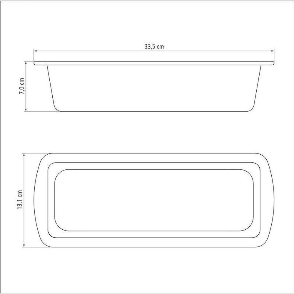 Forma Pão E Bolo Tramontina Alumínio 30cm 1,9l Grafite - 5