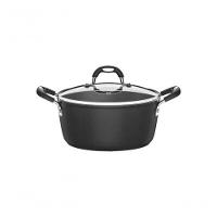 Caçarola Tramontina Mônaco Induction Com Revestimento Antiaderente Starflon Premium Preto Com Tampa 20cm - 1