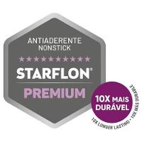 Caçarola Tramontina Mônaco Induction Com Revestimento Antiaderente Starflon Premium Preto Com Tampa 20cm