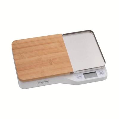 Balança Digital Para Cozinha Tramontina Adatto Com Tábua De Corte