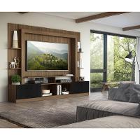 Estante Com Suporte Para Tv Até 65´´ Oslo Fg3386 Madeirada/preta - 5