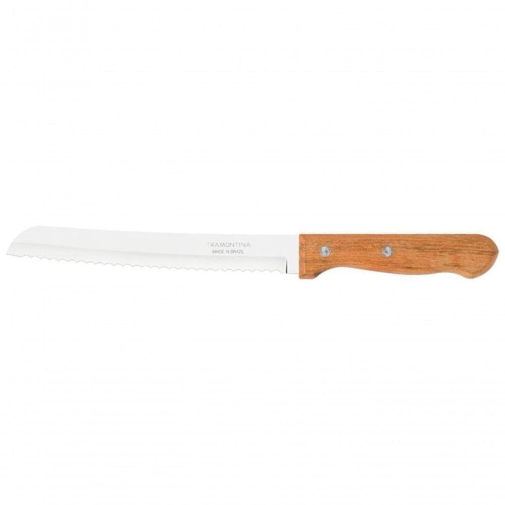 Faca Para Pão Tramontina 8 Dynamic Cabo De Madeira - 1