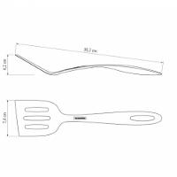 Espátula Tramontina Ability 30,2cm Em Nylon Preta - 4