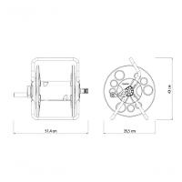 Enrolador De Mangueira Tramontina Com Suporte - 6