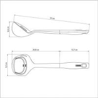 Concha Tramontina Verano 33cm Em Nylon ônix - 2