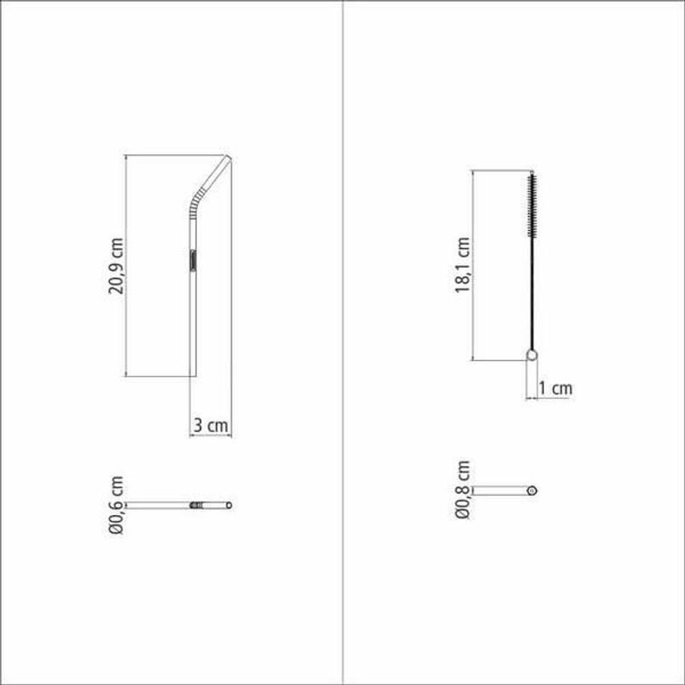 Jogo De Canudos Tramontina Em Aço Inox Com Escova 5 Peças - 4