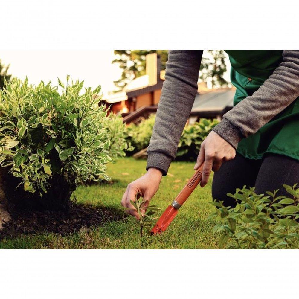 Arrancador De Inço Para Jardinagem Tramontina Em Aço Com Cabo De Madeira - 2