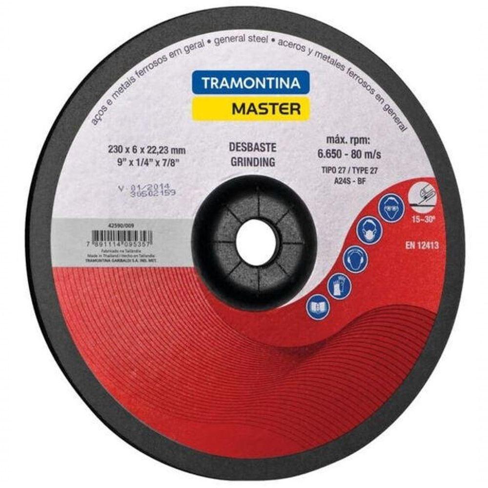 Disco De Desbaste Tramontina 9" Master Para Aços E Metais - 1