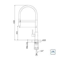 Torneira Tramontina Versatile Black Em Aço Inox Com Mangueira Flexível E Bica Giratória 360° - 2