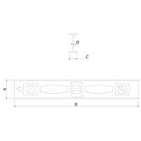 Nível Tramontina Alumínio Master Com Três Ampolas 24" - 3