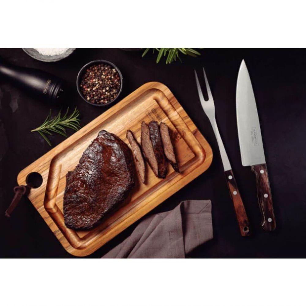 Garfo Trinchante Tramontina Polywood Castanho 30cm - 2