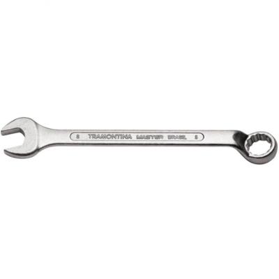 Chave Combinada 8mm Tramontina Master Com Pescoço Corpo Forjado Em Aço Especial Cromado