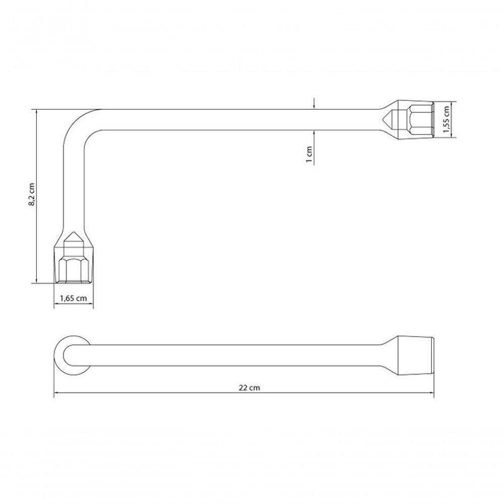 Chave Biela Tramontina Master 3-8" Aço Cromado - 2